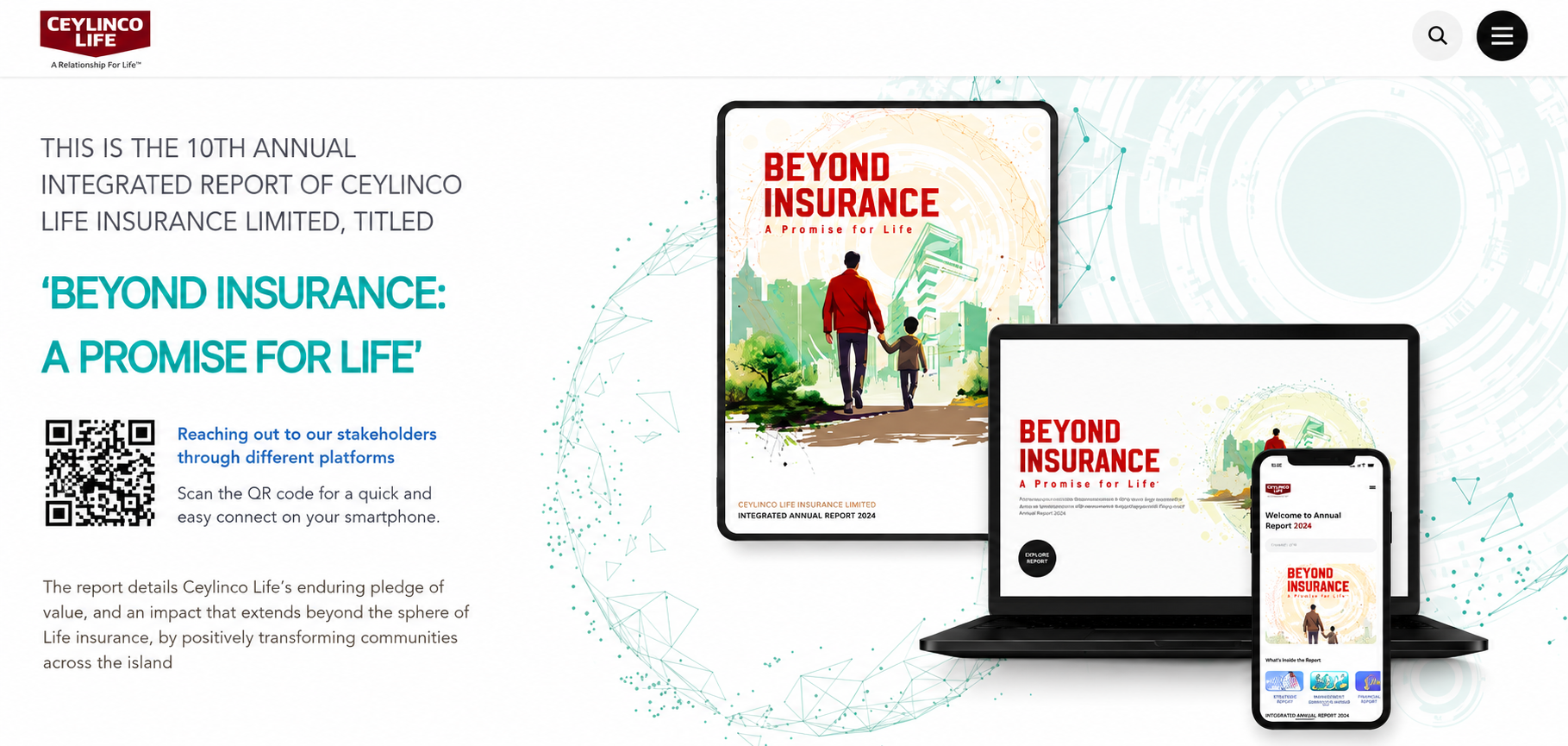 Ceylinco Life - Digital Annual Report Platform