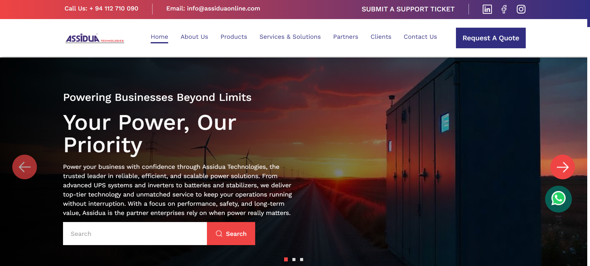 Assidua Technologies - Power Solutions & Renewable Energy