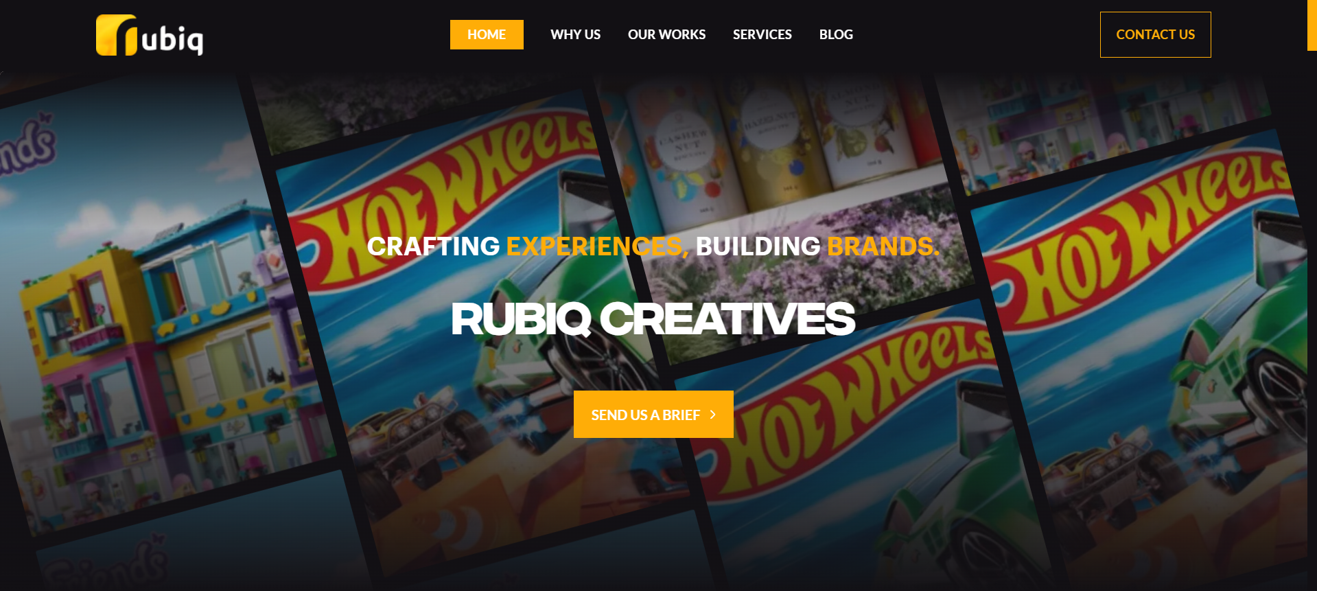 Rubiq Creatives - Digital Agency Portfolio Platform